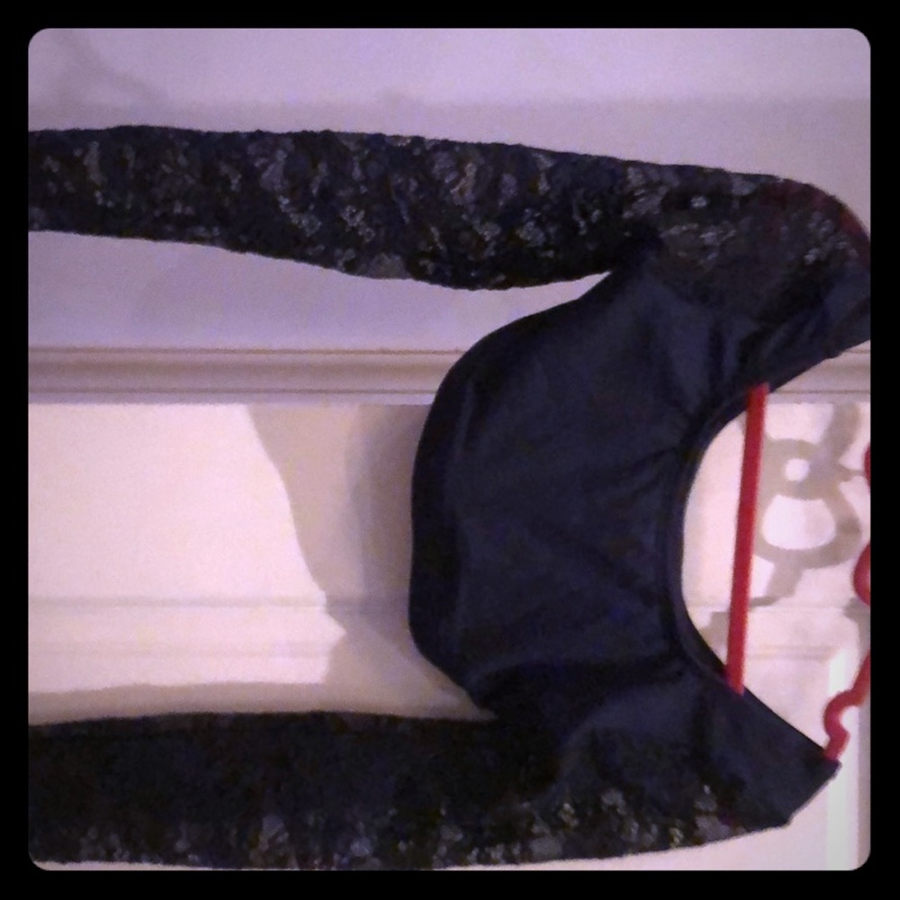 Navy blue long sleeve dance top